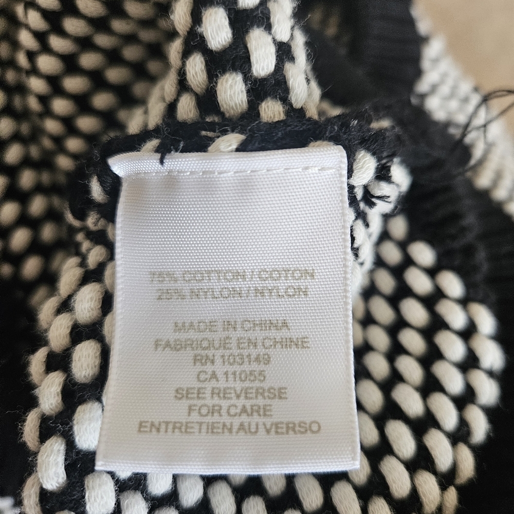 Elegant Schitts Creek Vibes SI-IAE Black and White Women's Sweater - Picture 3 of 4